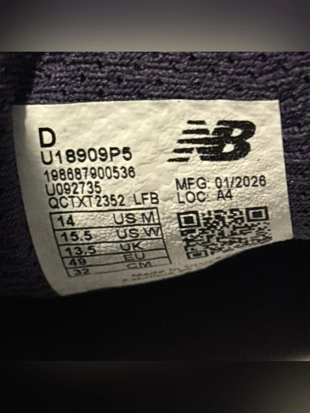 New Balance 1890 Boysenberry Punch Yellow U18909P5 Men’s Size 14